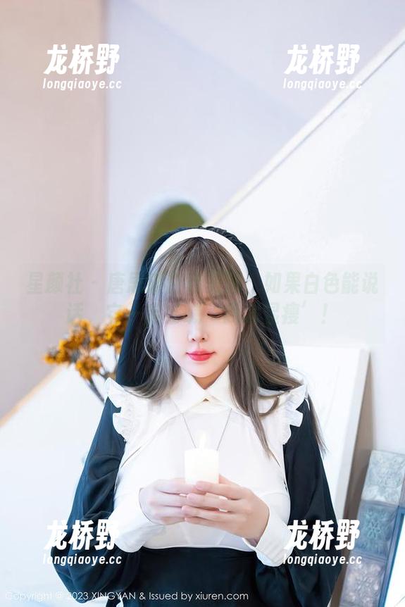 星颜社 - 唐思琪白色美图：如果白色能说话，它一定会喊‘我超显瘦’！